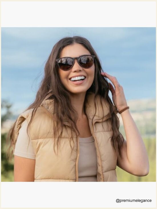 Lightweight Polarized Sunglasses for Women Round UV Protection Scratch Resistant main image 7